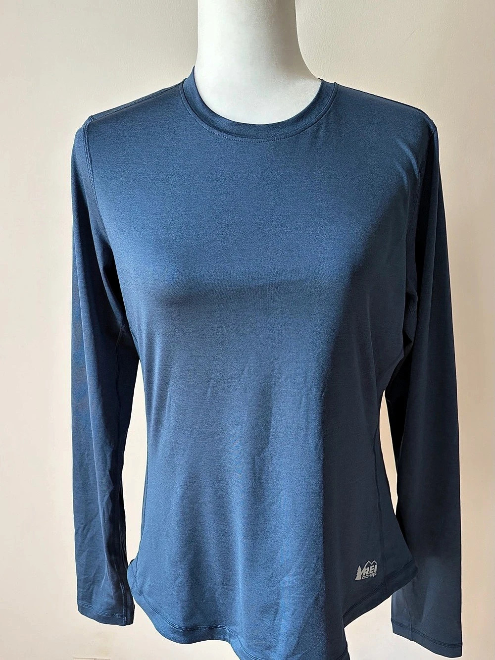 REI Co-op Lightweight LS Crew Women's Long Sleeve Blue Medium NWOT
